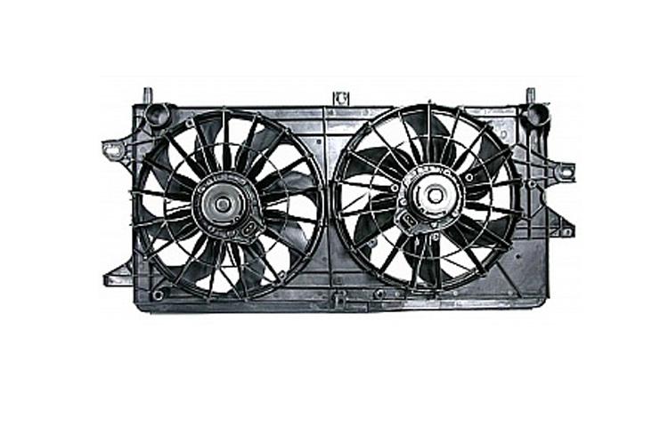 Depo ac condenser radiator cooling fan assy 2004-2004 pontiac grand prix 3.8l