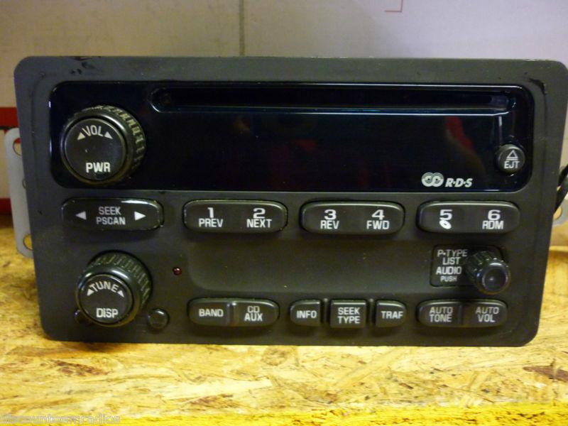 00-05 chevrolet impala malibu venture radio cd 10318434 factory *
