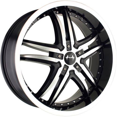 20x8.5 machined black mazzi smoke wheels 5x4.5 5x120 +40 infiniti g25 q45 fx35
