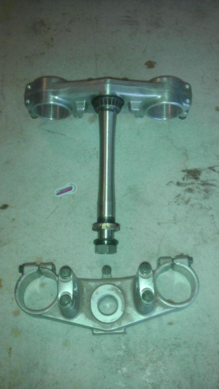 2003 yamaha yz250f triple clamp upper lower tree stem yz 250f 
