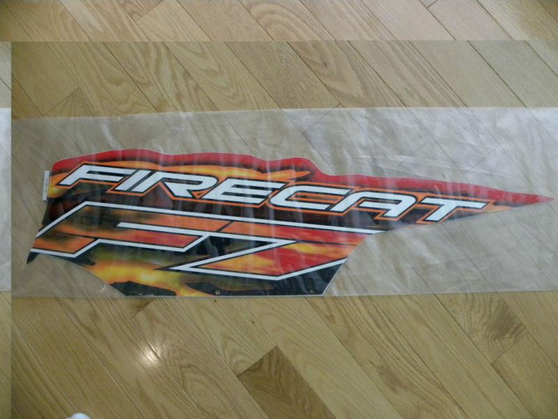 Arctic cat firecat oem "f7" new hood decal red right side sealed