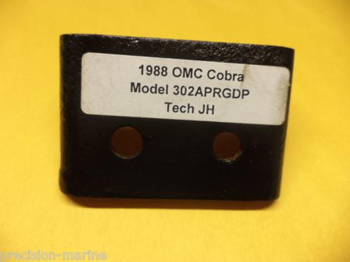 908081, pivot bracket, linkage, 1988 omc cobra model 302aprgdp