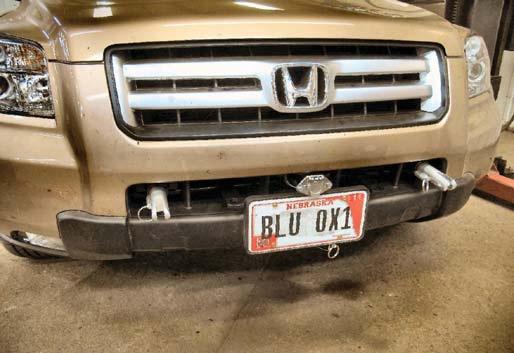 Blue ox bx2244 base plate for honda pilot 06-08 awd only