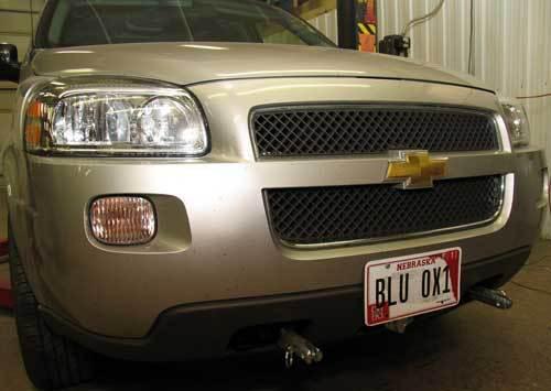 Blue ox bx1663 base plate for chevy uplander 05-08