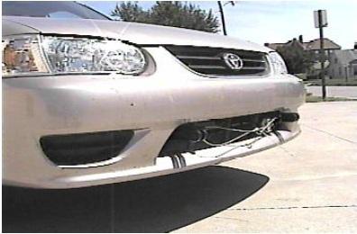 Blue ox bx3747 base plate for toyota corolla ce le 02.5