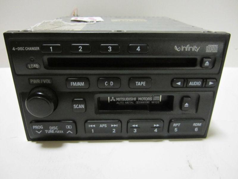 00-05 eclipse oem radio 4 cd tape player head unit stock factory mr337276