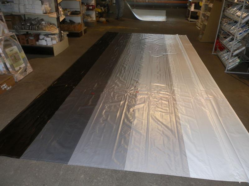 Rv 18' 10" wide x 90" tall dometic awning white/tan/grey/black