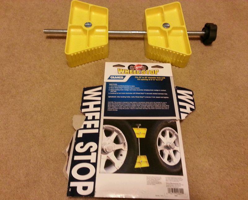 Camco wheel stop for rv