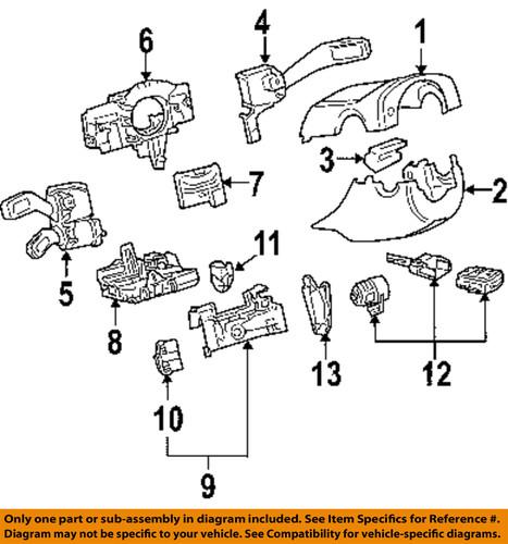 Volkswagen oem 1k0953549ad steering column-control module