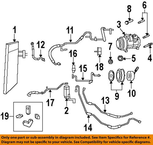 Volkswagen oem 7b0820721b a/c refrigerant discharge hose/a/c hose
