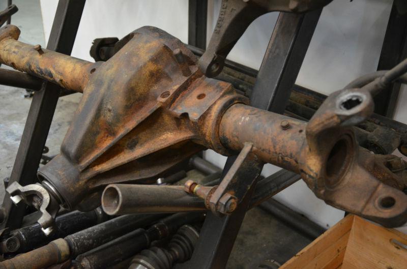 Dodge 3/4 ton 8 lug dana 44 front axle w/ new 4.11 ring & pinion & master kit 