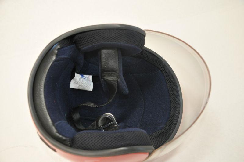 DOT Motorcycle Helmet Scooter Helmet w/ Front Pull Down Shield Med 57-58 CM, US $44.95, image 5