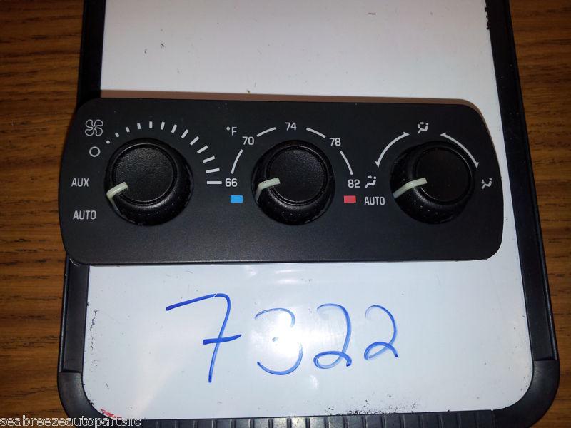 03-04 escalade suburban 15763048 climate temperature control unit a/c heat