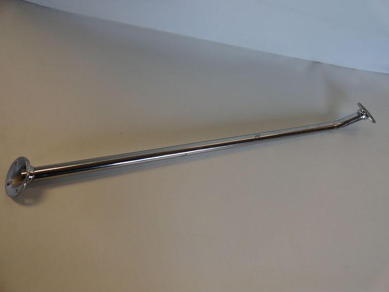 SWIM PLATFORM STANCHION STAINLESS STEEL RAIL 34 1/2