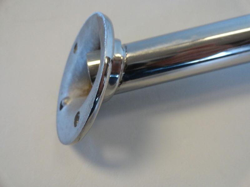 SWIM PLATFORM STANCHION STAINLESS STEEL RAIL 34 1/2