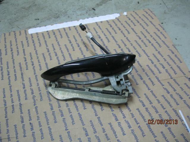 Bmw oem e53 x5 rear back right r passanger side door handle latch opener black