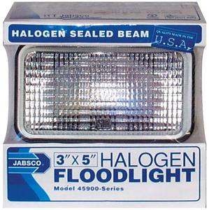 Itt jabsco 3 x 5 12v halo floodlight black 45900-3000