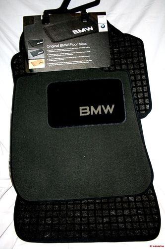 2001 TO 2005 BMW 330i Sedan Carpeted Floor Mats - GENUINE FACTORY OEM - BLACK, US $129.00, image 1