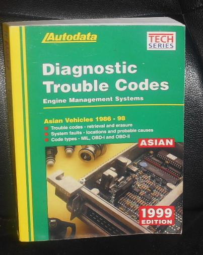 1989 86-98 asian vehicles diagnostic trouble codes manual