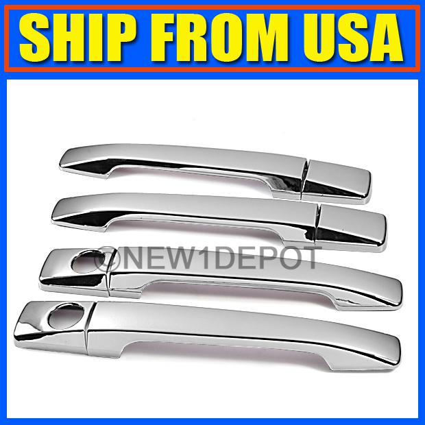 Us new triple chrome door handle cover for 1984-1995 mercedes w124 200e e500 x 8