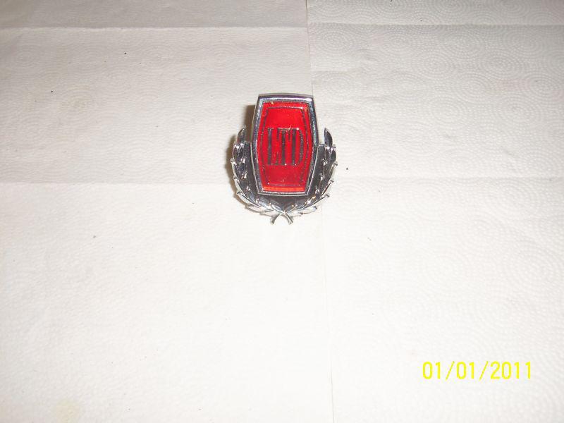 1973 ford ltd grille emblem new old stock  d3az-8213-a