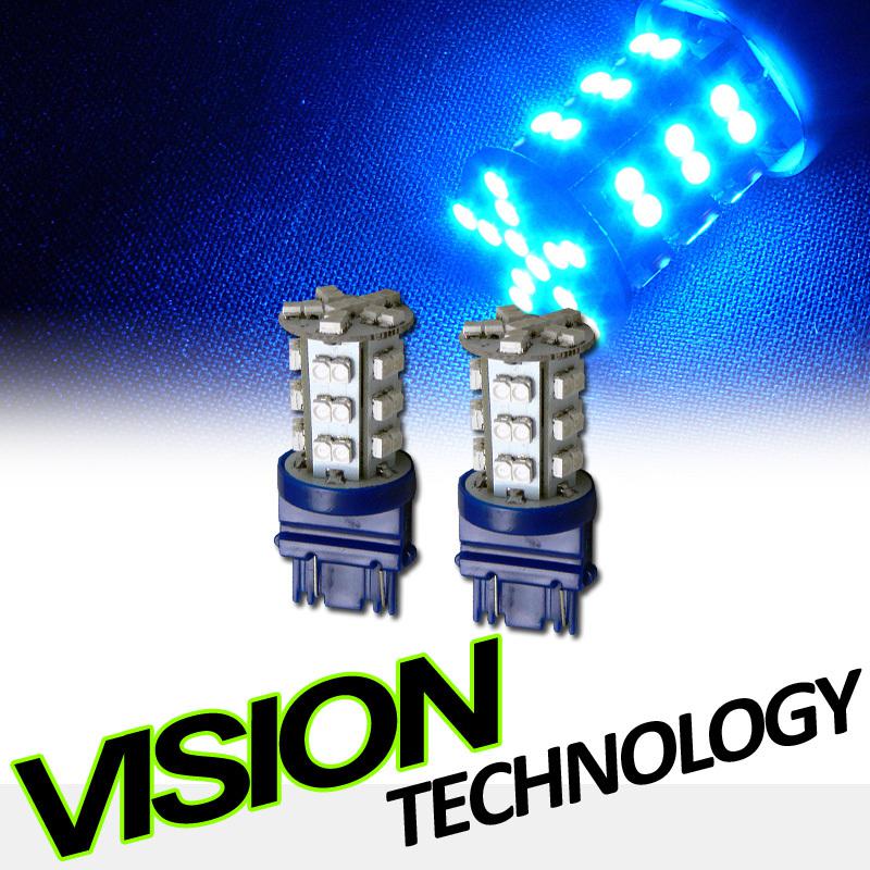 2pc Blue 3157 42x SMD LED Rear/Tail Turn Signal Light Bulbs DC 12V 293 4114 S25, US $15.00, image 1