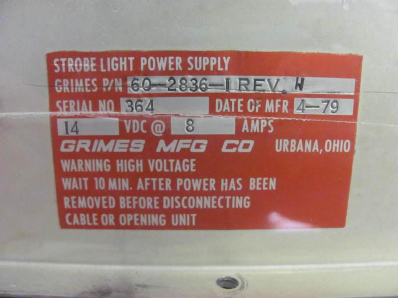 Grimes Aircraft Power Supply & Control Panel, US $49.99, image 3