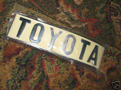 Nos toyota landcruiser fj rear emblem 77 and up rh side