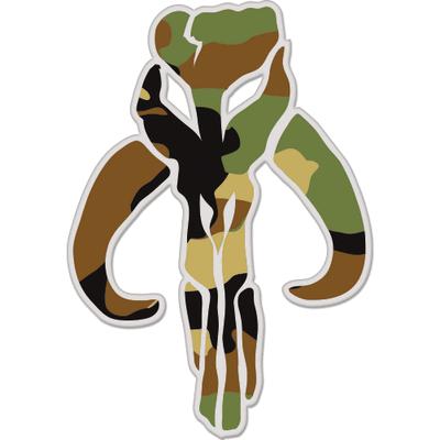 Boba fett camo military star wars car window bumper sticker decal 5" x 3"