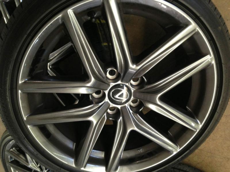 LEXUS IS350 F ISF 350 IS F WHEELS TIRES RIMS BRAND NEW 2014 OEM BRIDGESTONE, US $1,995.00, image 3