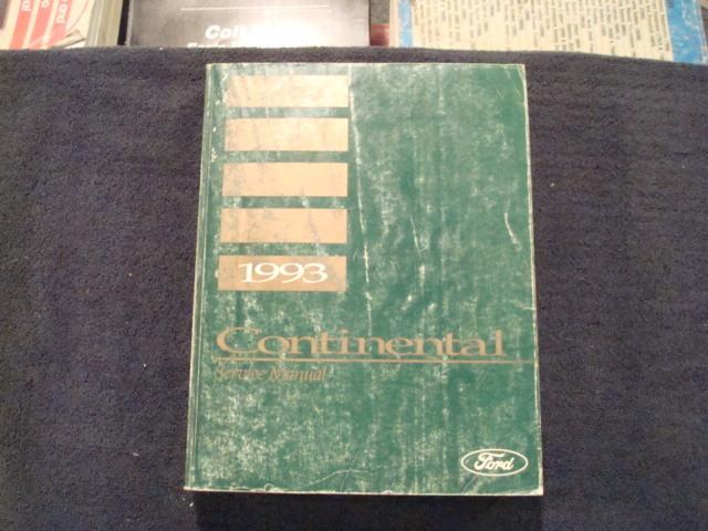 1993 lincoln continental factory dealer workshop shop service repair manual book
