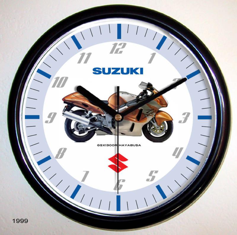 Suzuki gsx1300r hayabusa motorcycle wall clock 1999 2002 2005 gsx