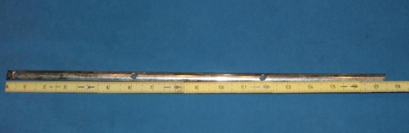 Vintage deck rub strip 17 1/2" --  boat hardware