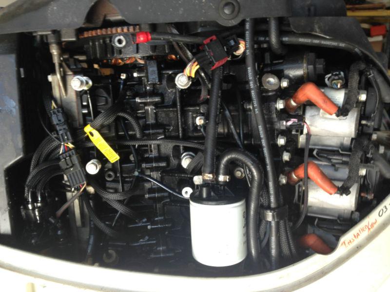 2009 Evinrude ETEC 150 hp Outboard Boat Motor 2-Stroke Johnson OMC 20