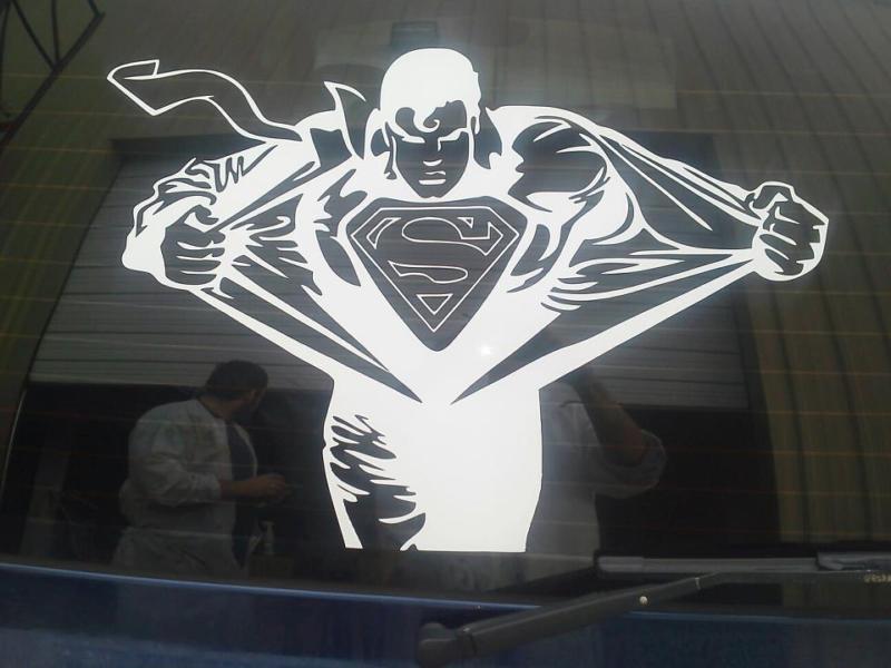 Superman 22.00 x 15.00 inch decal