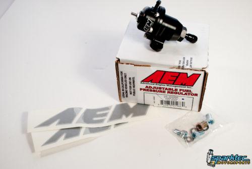 Aem adjustable fuel pressure regulator fpr civic accord prelude integra 25-300bk