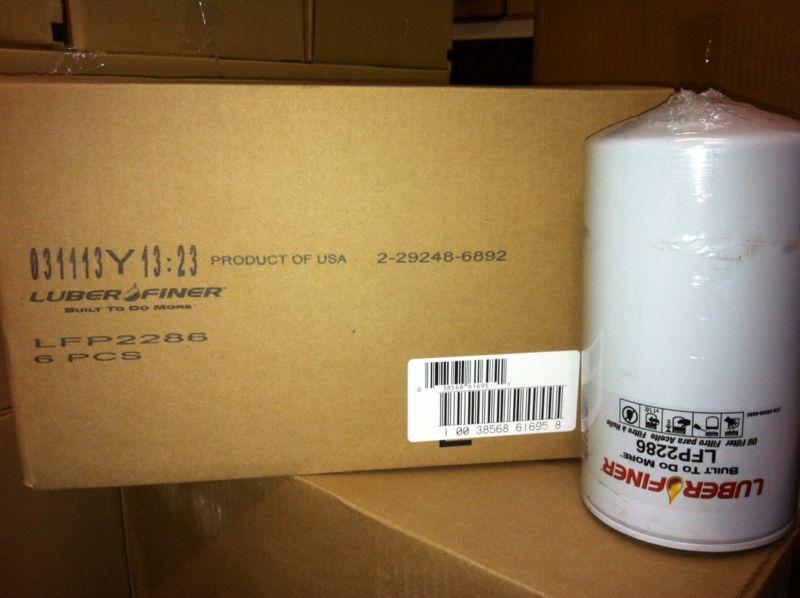Luber-finer lfp2286 engine oil filter case of 6 filters lf3630