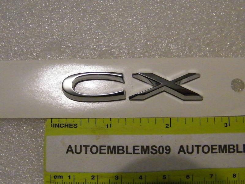 New buick chrome cx emblem