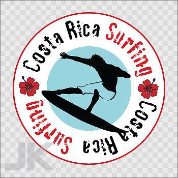 Decal sticker surf surfboard surfboards ocean sea costa rica 0500 ac3f3