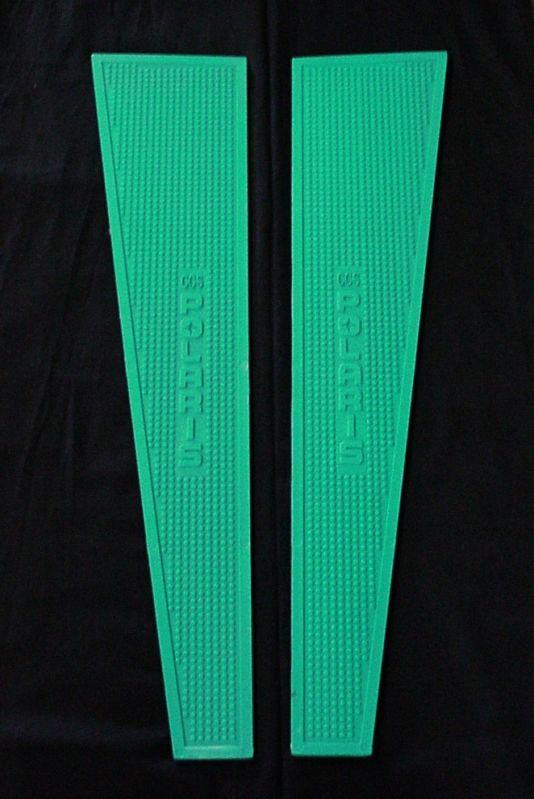 Vintage polaris indy1980's to 1998 running board non skid foot pads teal g new