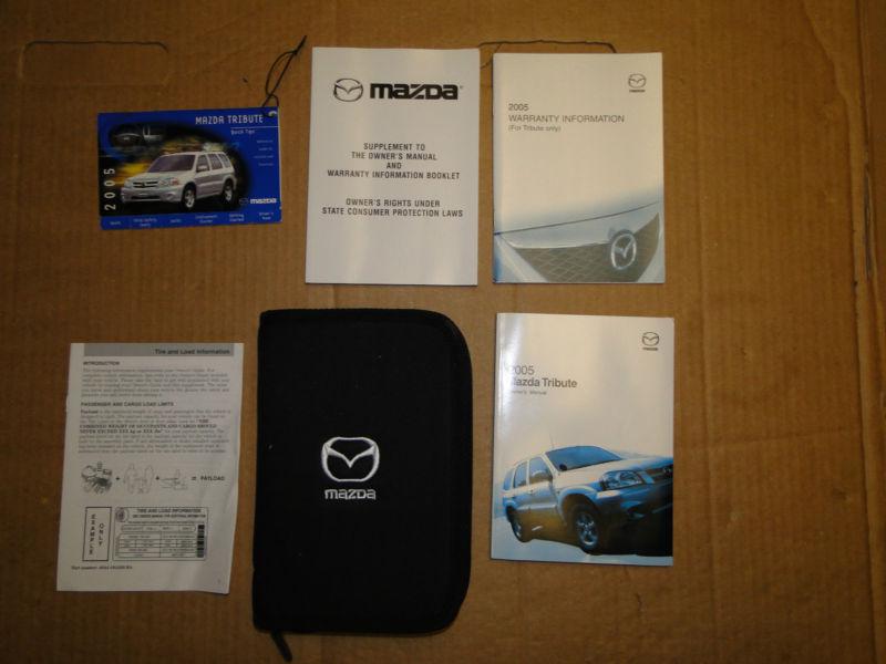 2005 mazda tribute owners manual
