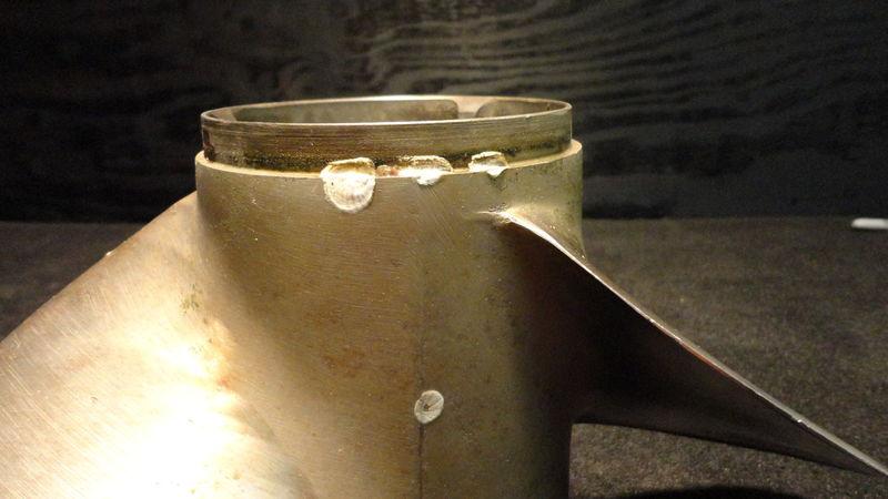 USED JOHNSON/EVINRUDE STAINLESS STEEL LEFT HAND PROPELLER 14.5X19 OUTBOARD PROP, US $189.95, image 6