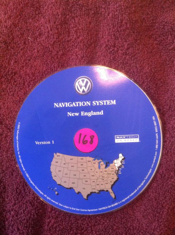 Touareg navigation disc cd 2004-2005 new england ny nj vt nh me ct ma new york