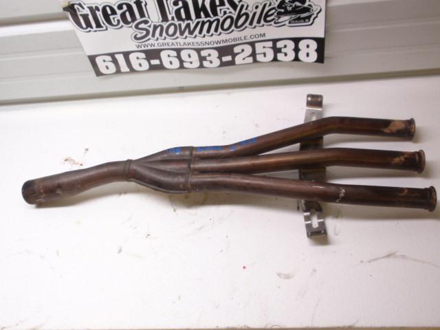 2008 yamaha fx nytro snowmobile exhaust header y-pipe