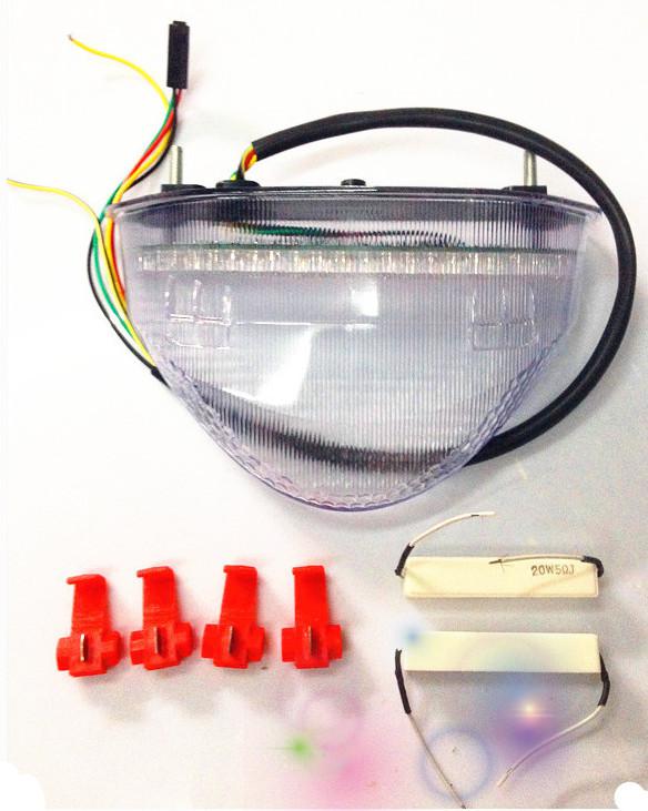 Clear tail light taillight integrated signals cb 600 f cb600f hornet 2006-2010