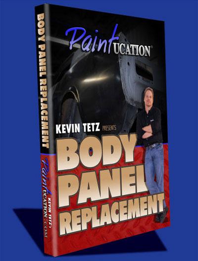 Paintucation body replacement panel dvd by kevin tetz