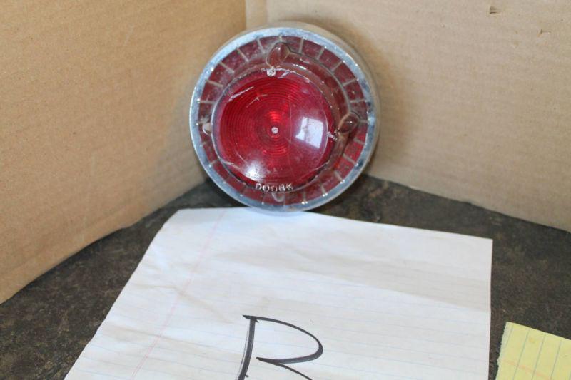 Vintage 1957 dodge dodbk red lens chrome tail light assembly mopar # 1689867 #2