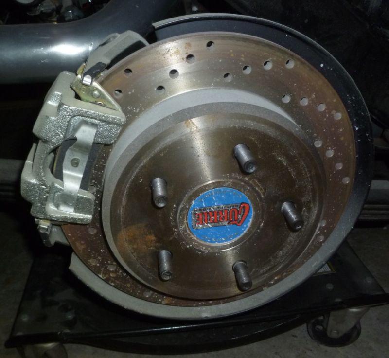 Ford 9" rear disc brake conversion kit from drums (11" explorer) from currie . 