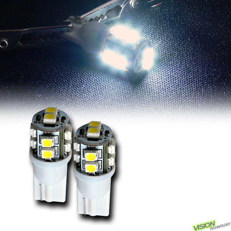 Purchase 2pc White T10 Wedge 10x SMD LED Parking/Turn Signal/Tail Light