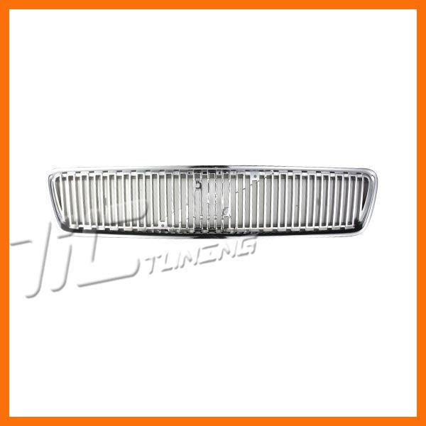 00-02 volvo s40 sedan front plastic grille chrome frame housing v40 wagon new